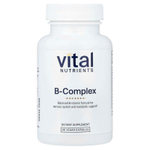Vital Nutrients, комплекс витаминов группы B, 60 веганских капсул