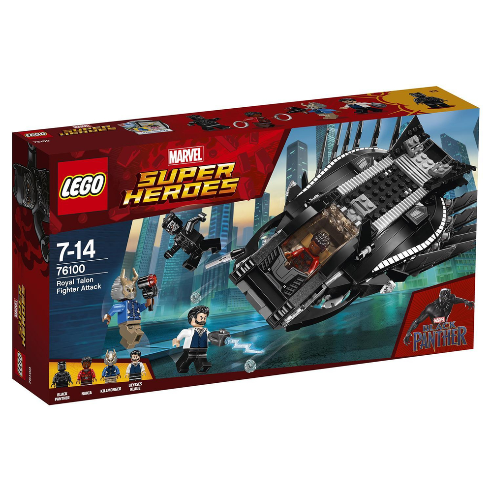 LEGO Super Heroes: Нападение Королевского Когтя 76100 — Royal Talon Fighter Attack — Лего Супергерои Марвел