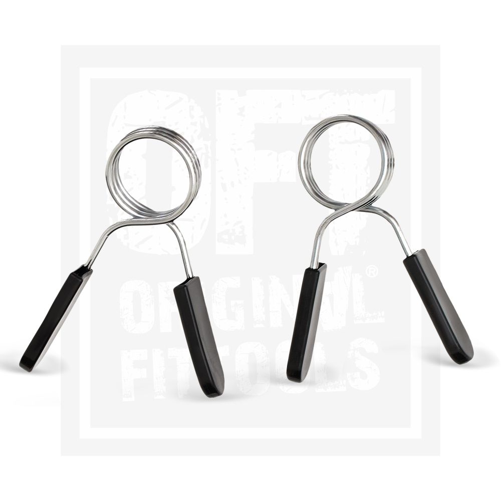 Замок пружинный с прямыми обрезиненными лапками 51 мм