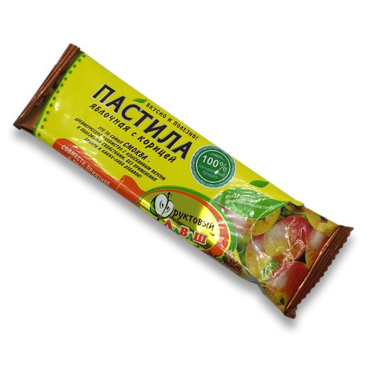 Фруктовый лаваш - Батончик смоква яблочная с корицей, 35г.