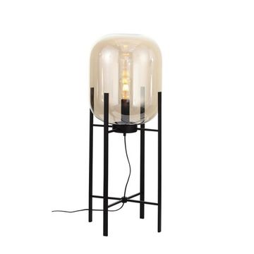 Торшер 1*E27 SL1050.515.01 чёрный/коньячный Burasca ST-Luce