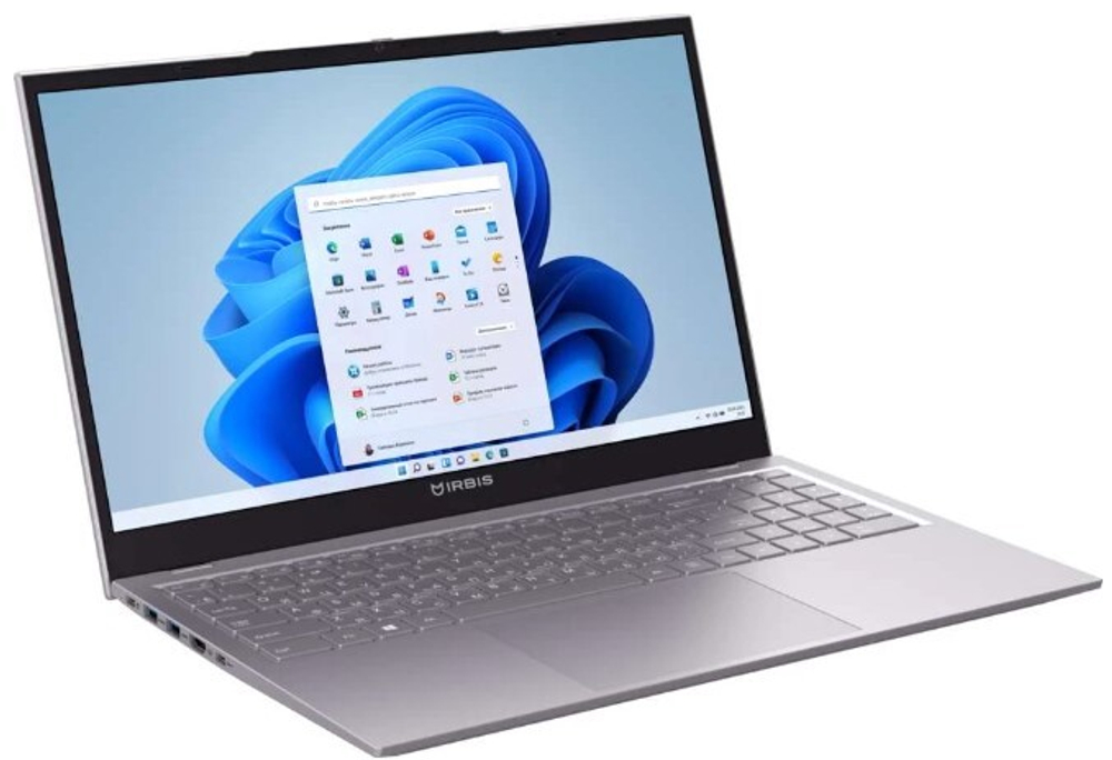 Ноутбук  Irbis 15N 15.6 ", Core i5, 32 Гб RAM, 1 Тб SSD, Iris Xe Graphics, Серый