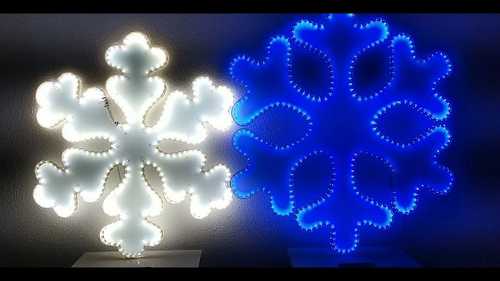 Светящаяся снежинка армированный композит