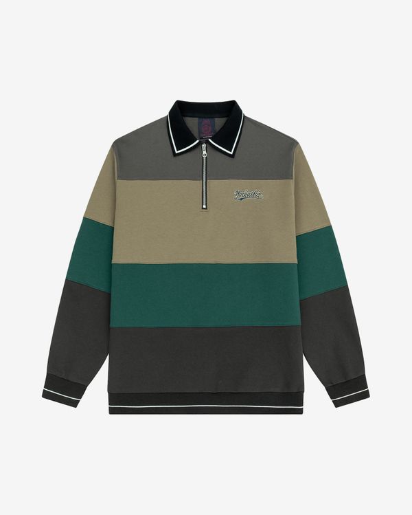 Толстовка Four Stripes серый/коричневый/зеленый/графитовый - фото 1