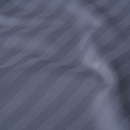 Простыня на резинке Greys, 90x200х30, страйп полисатин HOMY