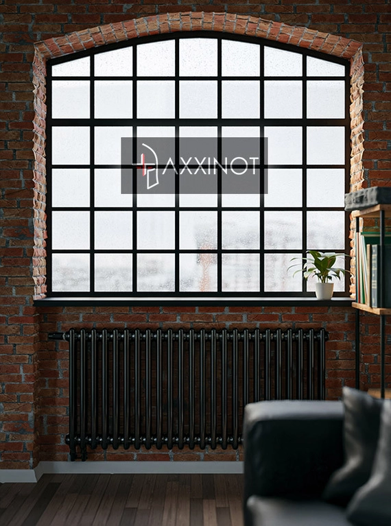 Axxinot Sentir 2060 - двухтрубный трубчатый радиатор высотой 600 мм, нижнее подключение с термовентилем