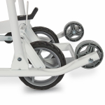 Санки-коляска "Наши Детки 3-1К" со снежинками на сиреневом