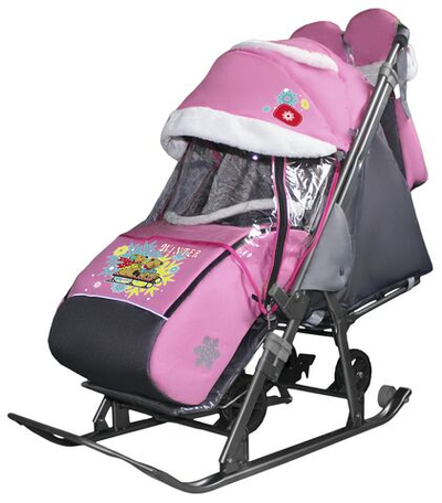 Санки-Коляска Galaxy Kids 1-1 Plus
