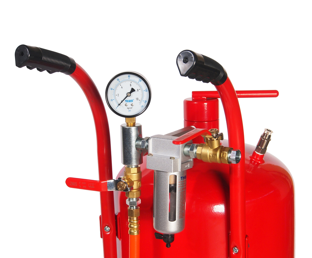 Аппарат пескоструйный 38л шланг 1/2", 250PSI JTC