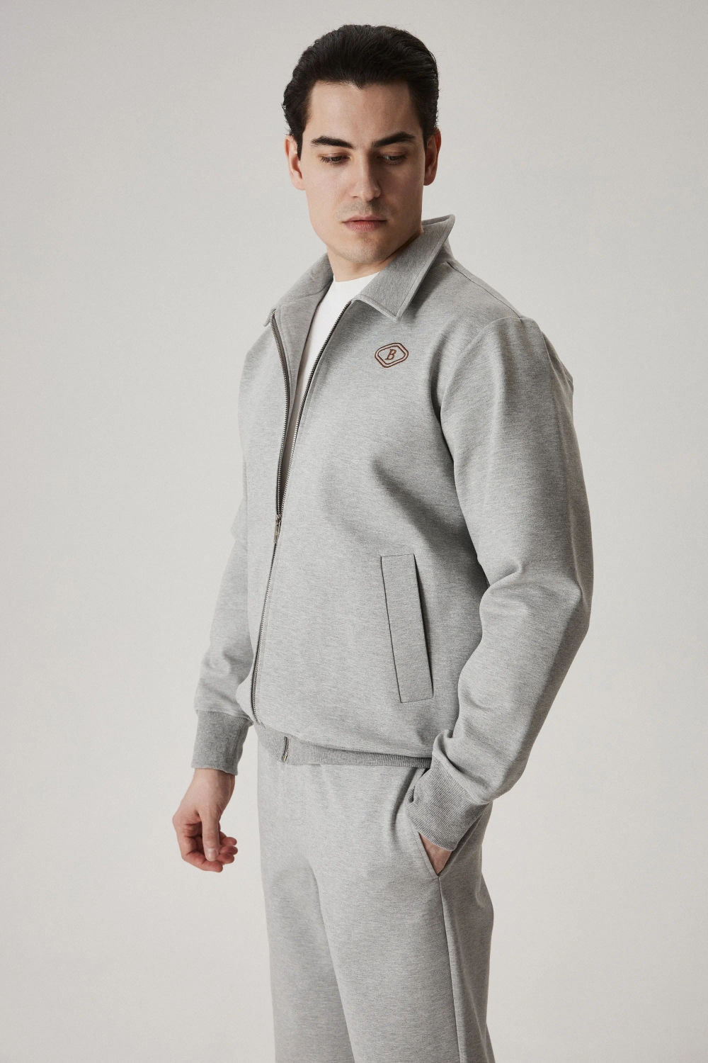 Бомбер Melange Structure