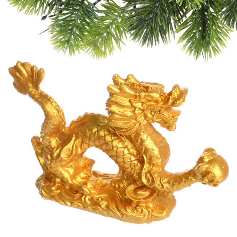Фигурка «Дракон - Золотой стиль» 9,5*2,5*6 см