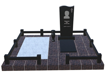 Готовое ритуальное сооружение 2,7м*2,4м (под ключ)