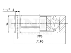 ШРУС внутренний UNIO CVJ-30017