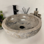 Раковина из мрамора Erozy Grey EM-64532 46*46*15 0186