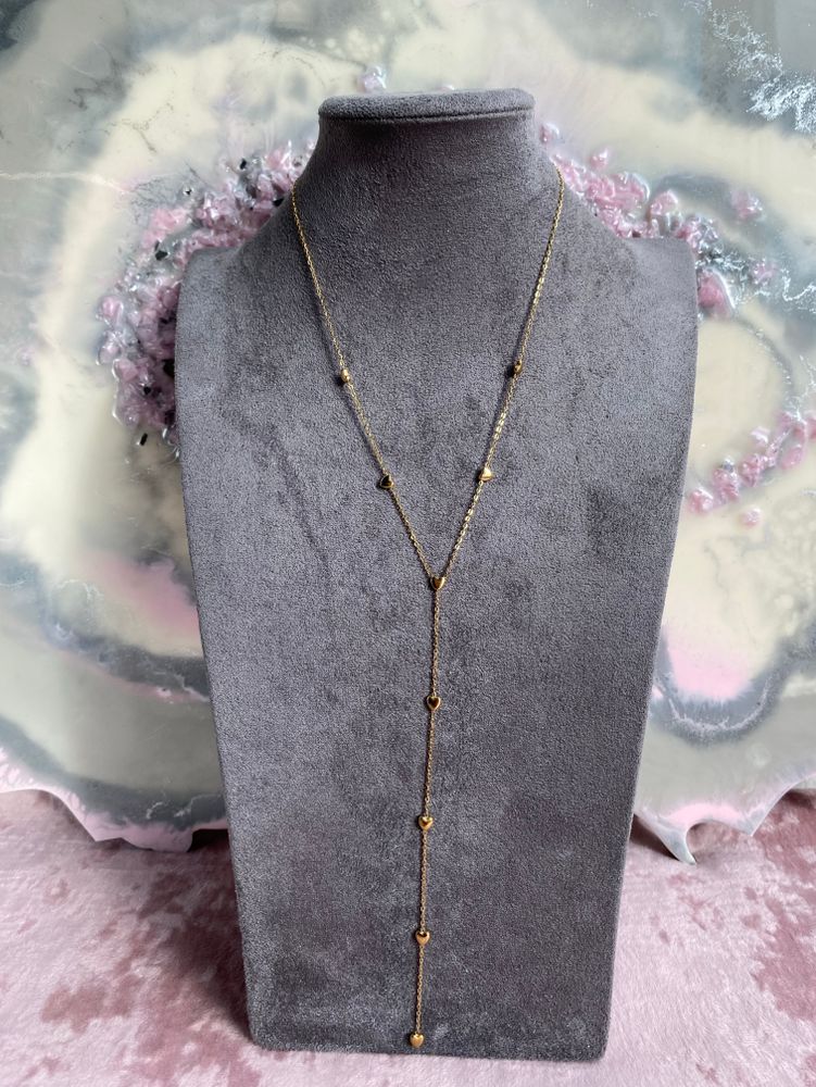 Колье Сердечки, сталь Колье Сердечки, сталь