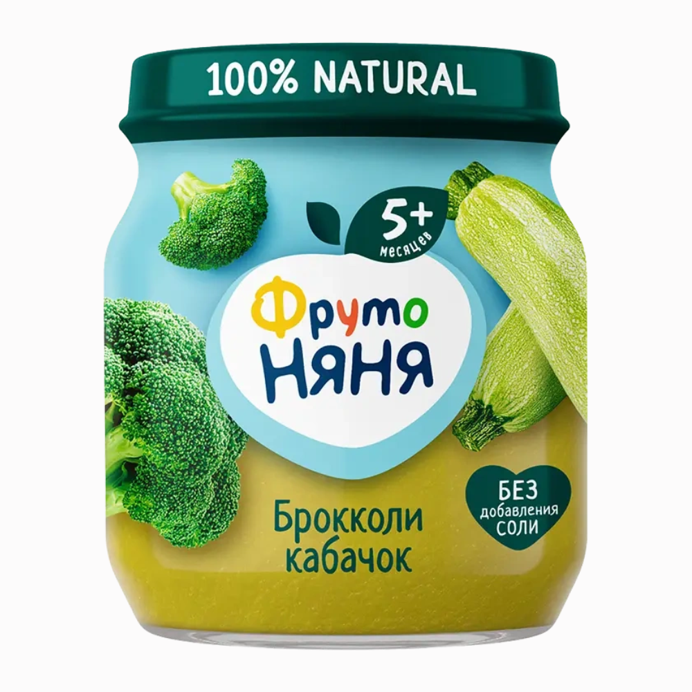 Пюре Фруто Няня Брокколи и кабачок 100 гр