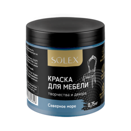 SOLEX Краска для мебели Северное море 0,75кг (ИжСинтез)