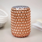 Подсвечник «Капли дождя» 8*12,5 см, Янтарь