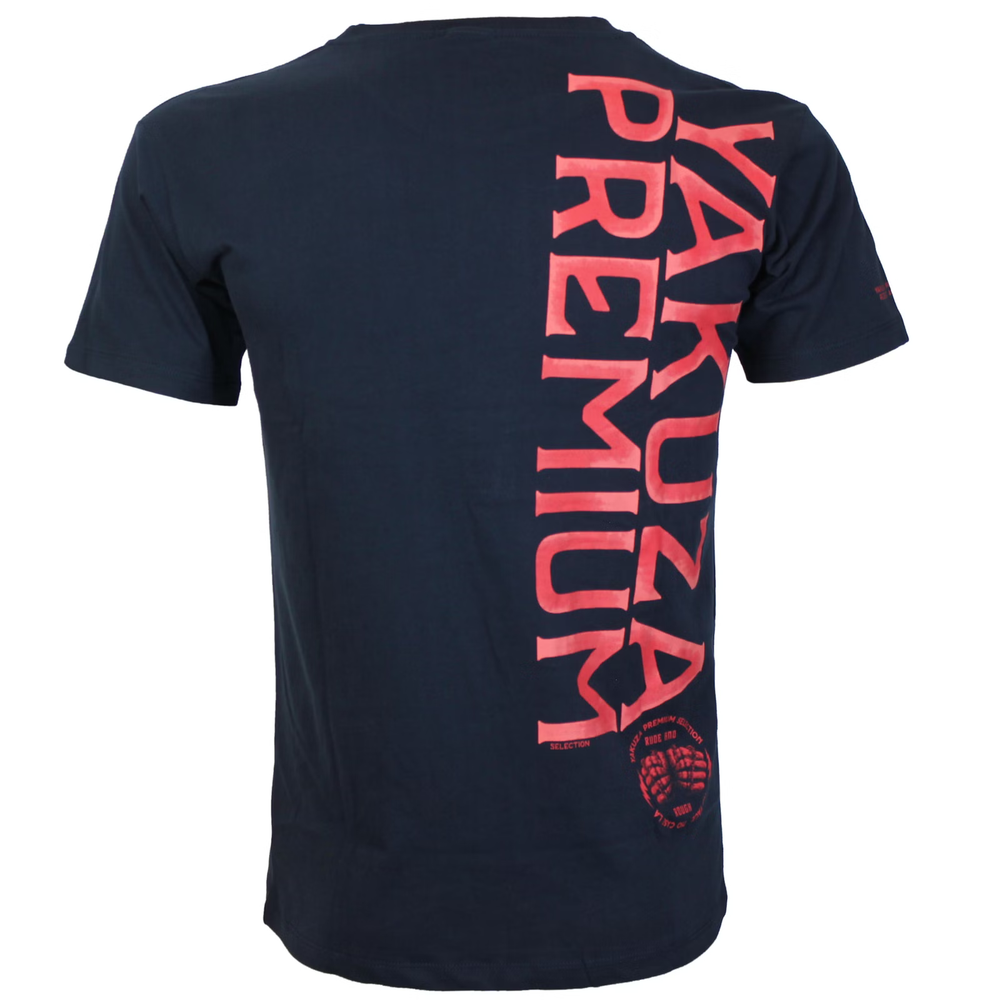 Футболка темно-синяя Yakuza Premium 4006