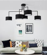 Ceiling design lamp  Noon 7 by Zeitraum (Grey)