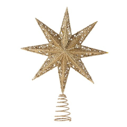 Звезда на елку 35.5см Goodwill M&G золотая