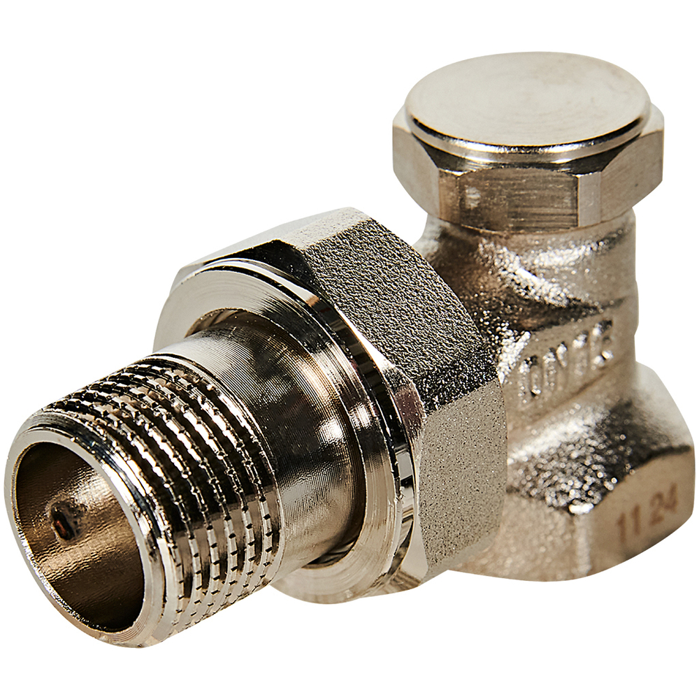 Клапан запорно-балансировочный ROMMER угловой 1/2 6127