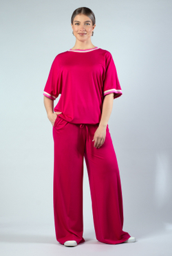Блузка женская 4350АП, фуксия #29Ф094350АП