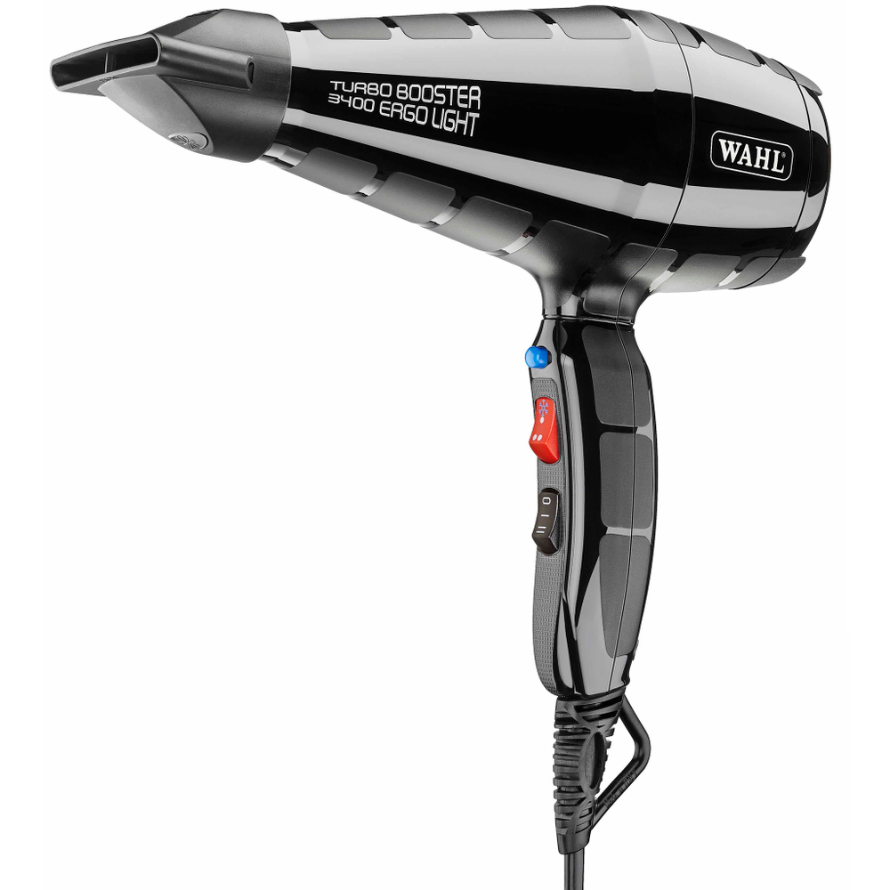 Фен Wahl TurboBooster 3400 ERGOlight, Черный (4314-0470)