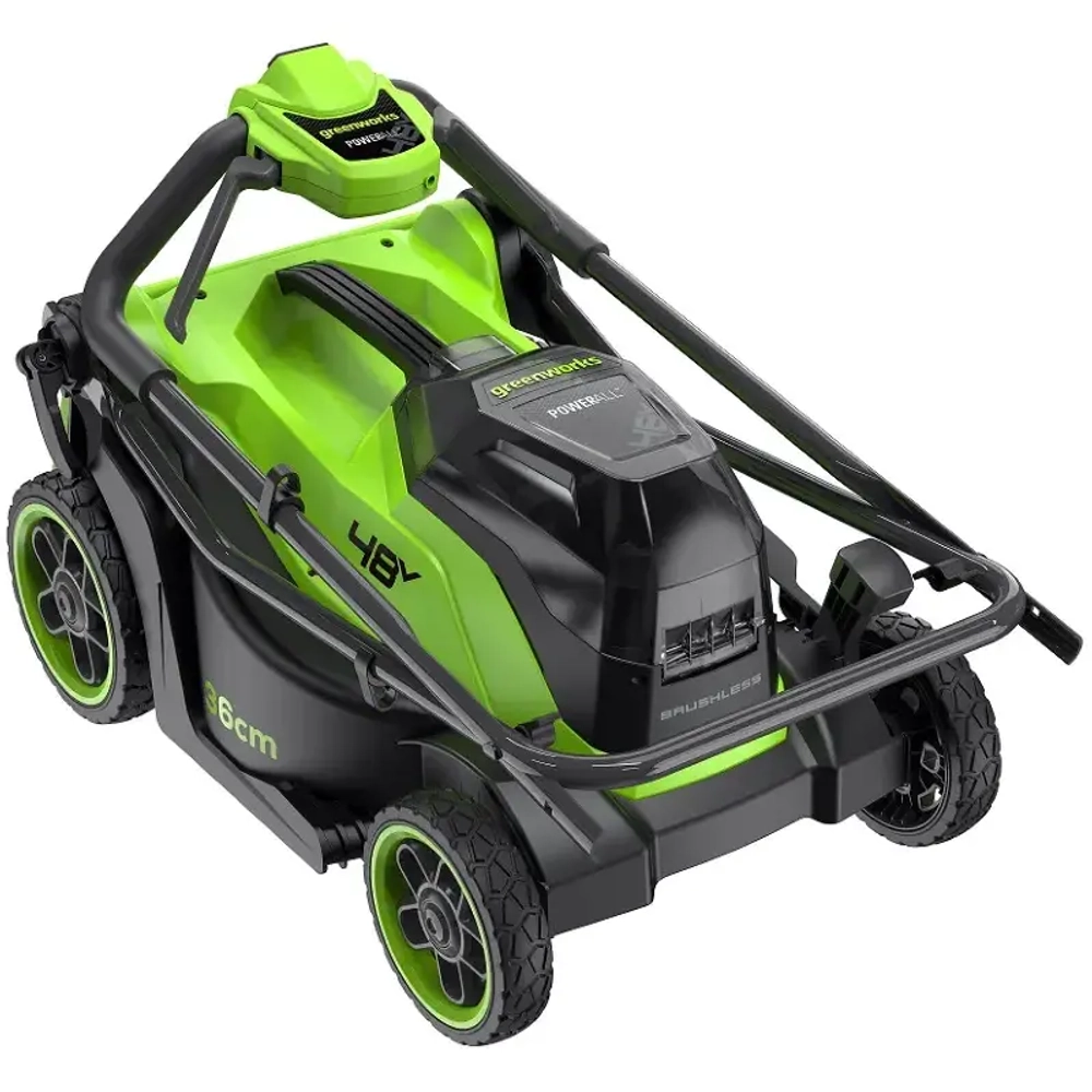 Аккумуляторная газонокосилка Greenworks GD24X2LM361 (2 x 4 Ач, ЗУ) 2520707UD