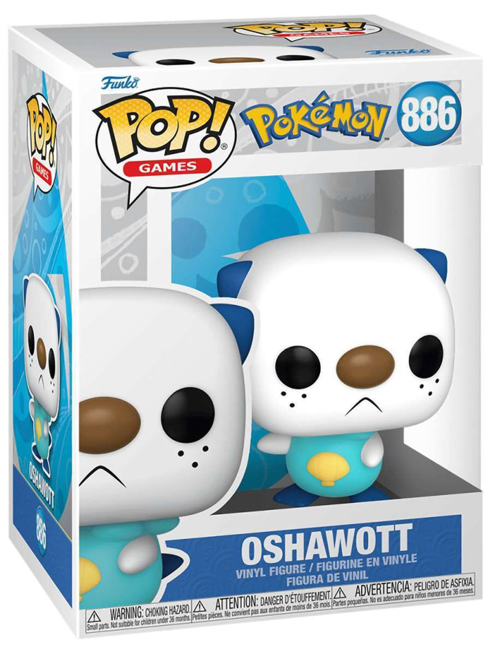 Фигурка Funko POP! Games Pokemon Oshawott (886) 62268