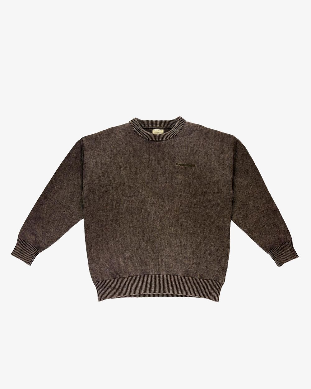 Свитер Default knit brown/dye коричневый