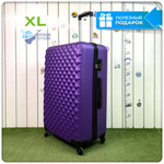 Большой чемодан L'Case Phatthaya, фиолетовый