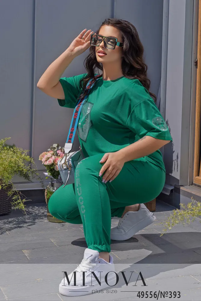 Костюм 393-зеленый Minova