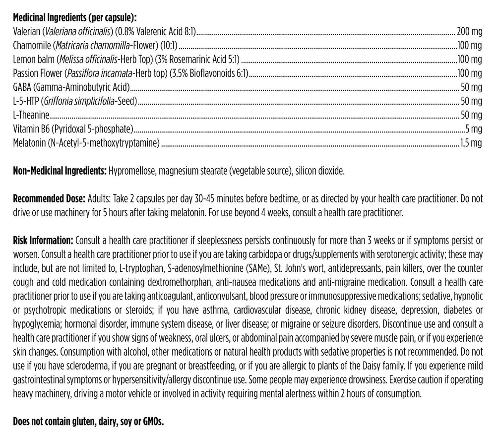 Designs For Health - Insomnitol™ - 60 capsules