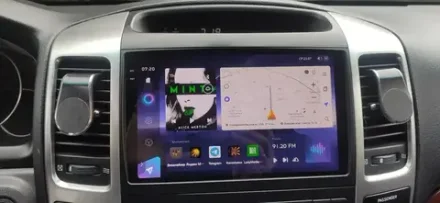 Магнитола для Toyota Land Cruiser Prado 120, Lexus GX470 (экран климата внизу) - Teyes CC3 Android 10, ТОП процессор, 4/32 Гб, CarPlay, SIM-слот