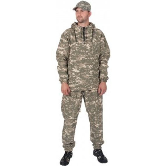 Костюм противоэнцефалитный Helios СТОП-КЛЕЩ р. 56-58 Серый Пиксель