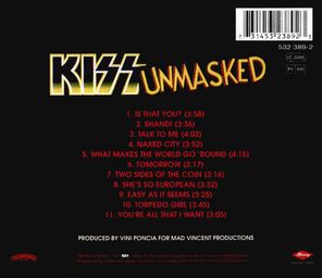 Kiss / Unmasked (CD)