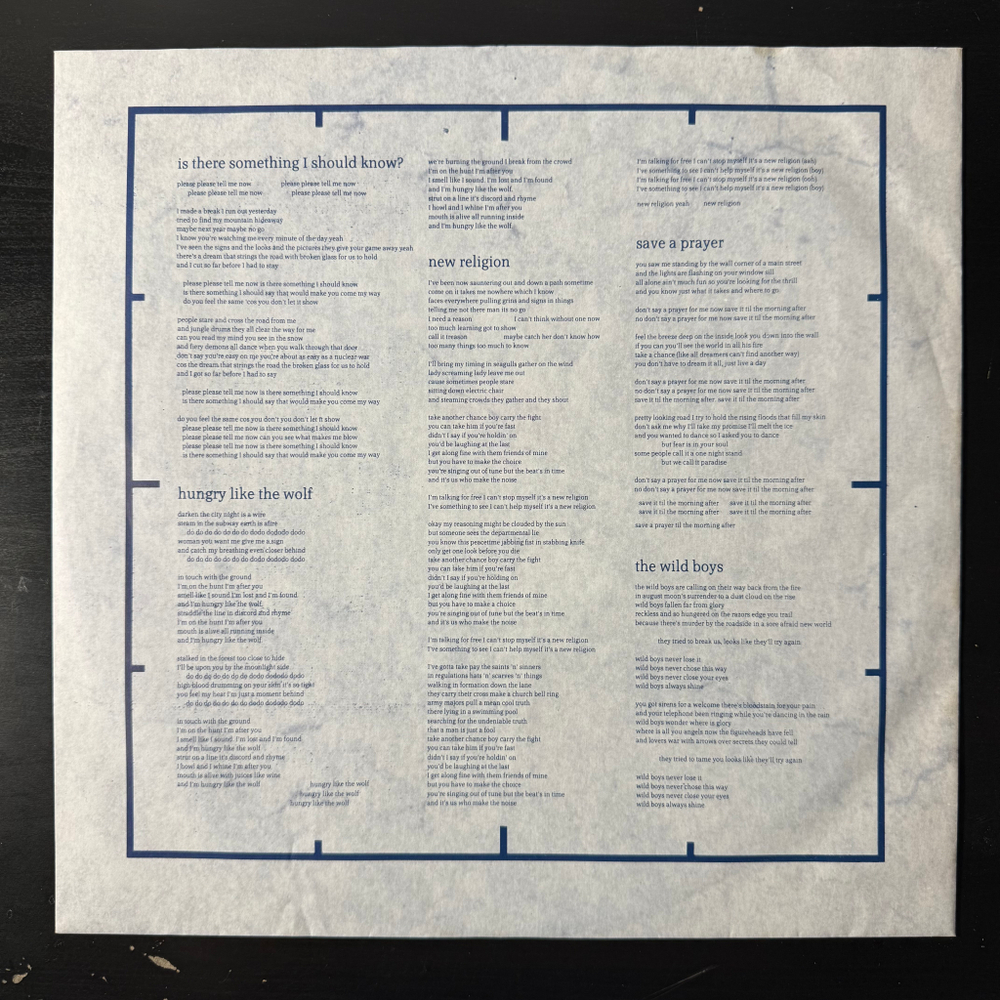 Duran Duran ‎– Arena (Европа 1984г.)