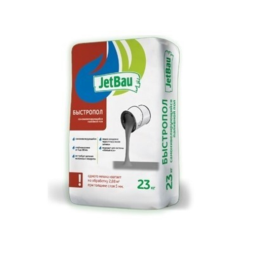 Джетбау Быстропол самовыравнивающий, финишный, наливной пол 20кг
