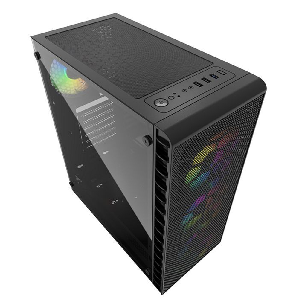 Корпус ATX Powercase Mistral Z4С Mesh LED