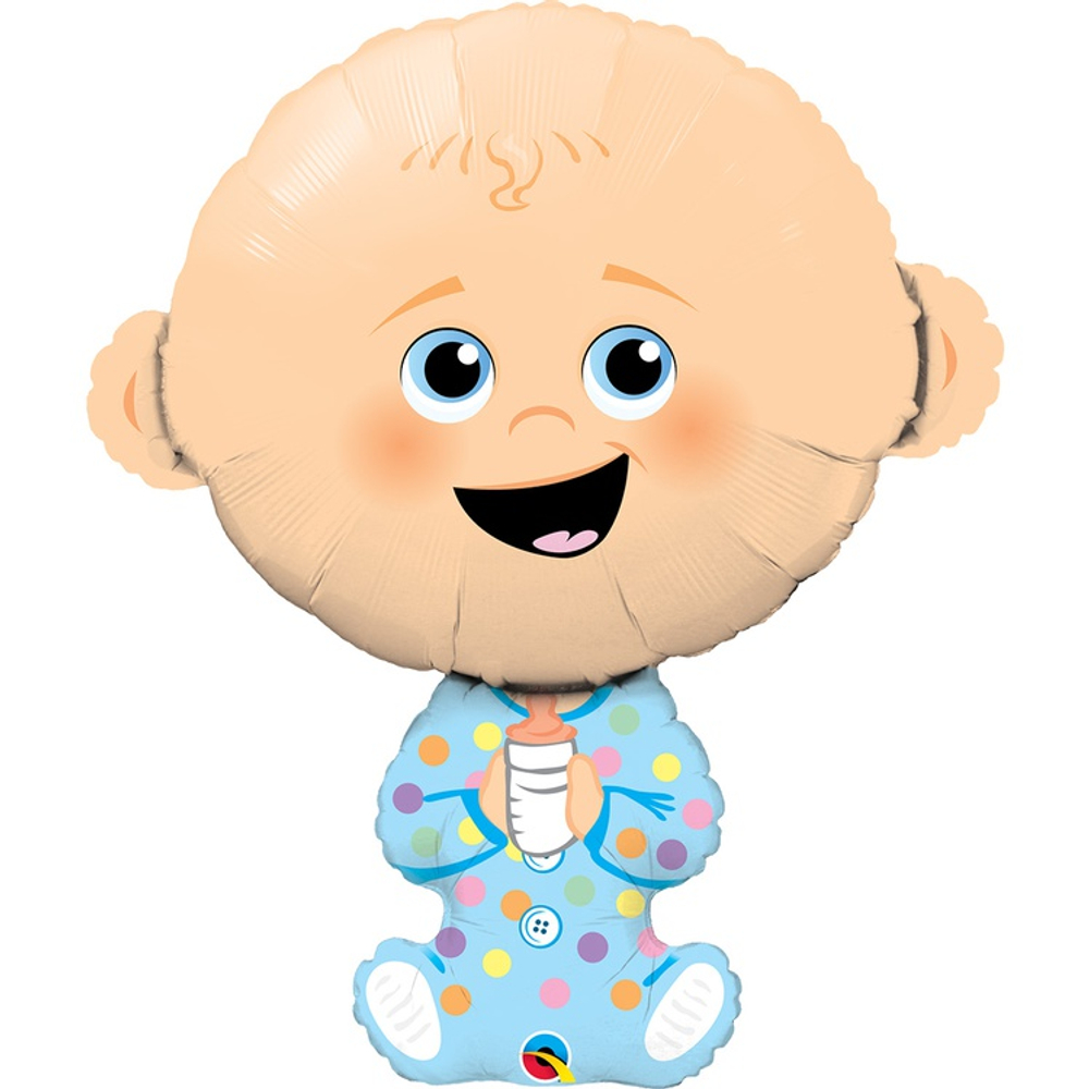 Шар Фольгированный Малыш Мальчик (Голубой)