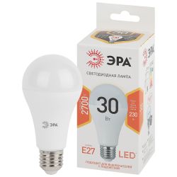 Лампа светодиодная ЭРА STD LED A65-30W-827-E27 E27 / Е27 30Вт груша теплый белый свет | Лампы cветодиодные Груша (A)