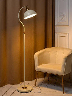 Напольный торшер винтажный, лампа