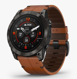 Умные часы Garmin Epix Pro Gen 2 Sapphire 51mm Carbon DLC Кожаный ремешок