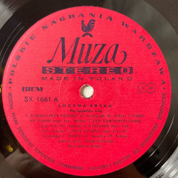 Винтажная виниловая пластинка LP Lucyna Arska Na Cyganska Nute (Польша 1978)