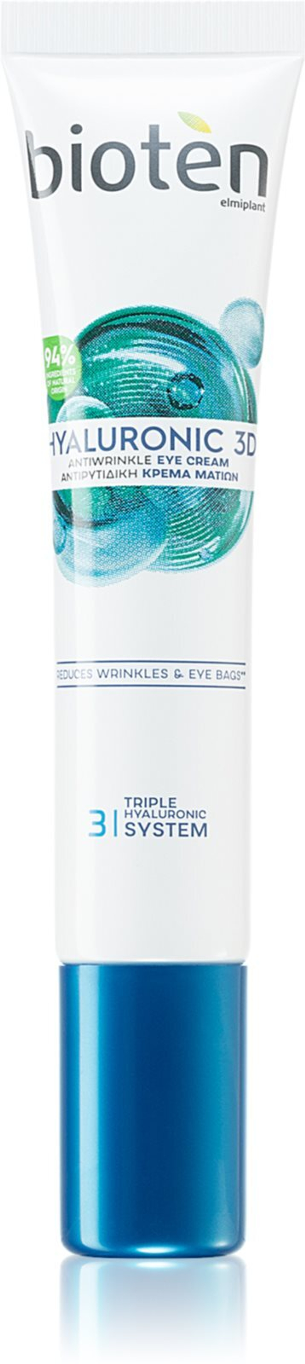 Bioten Hyaluronic 3D - увлажняющий крем для глаз от первых морщин /   15  ml  / GTIN 5201314119586