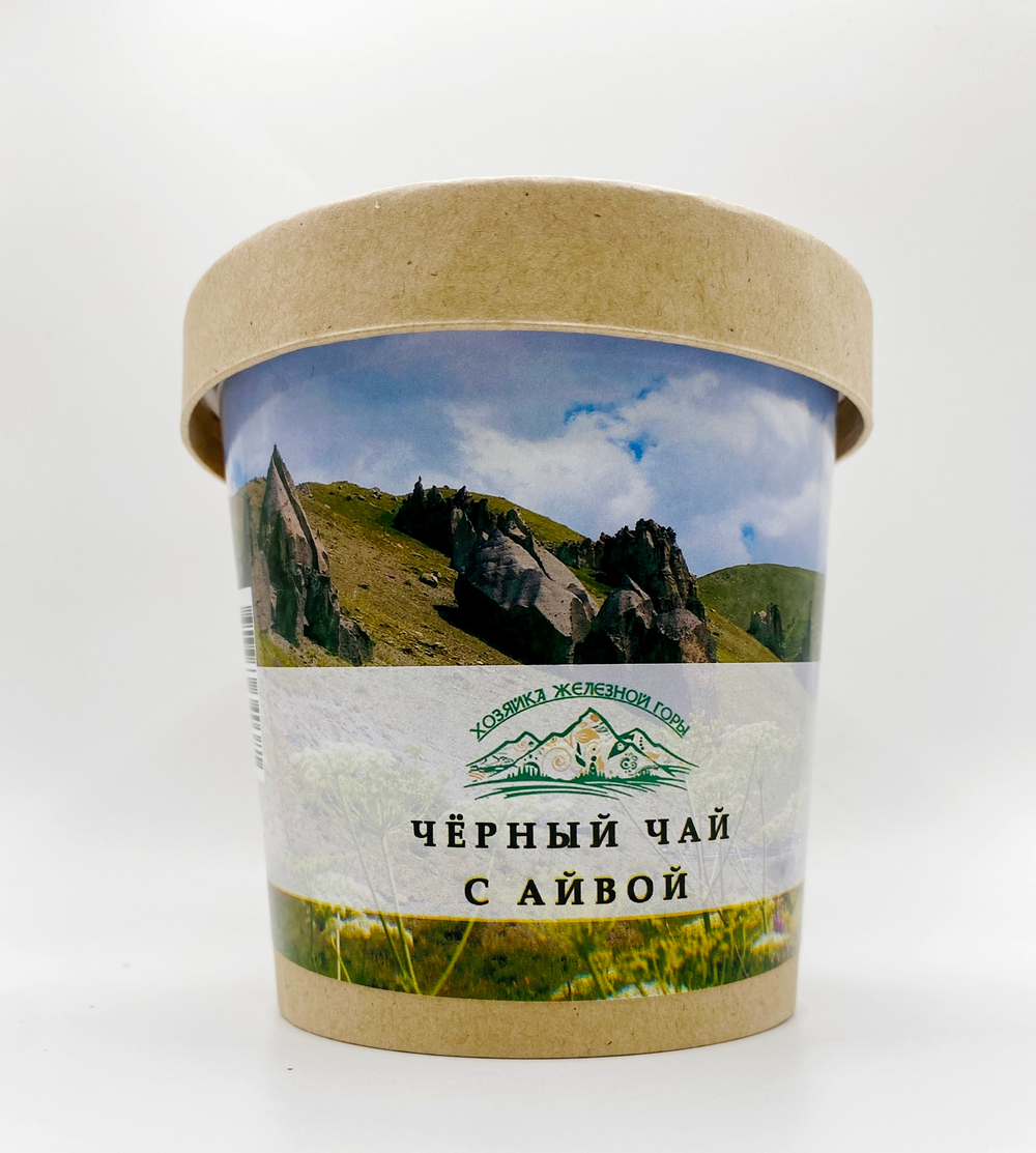 Черный чай с айвой