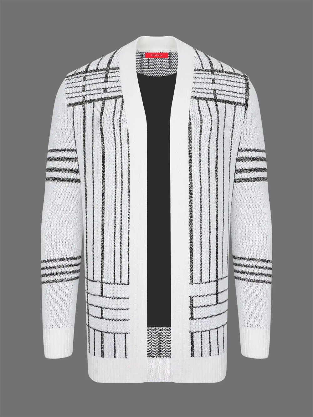 Кардиган с планкой