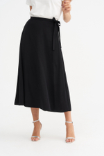 Легкая струящаяся юбка с запахом Тамбовчанка