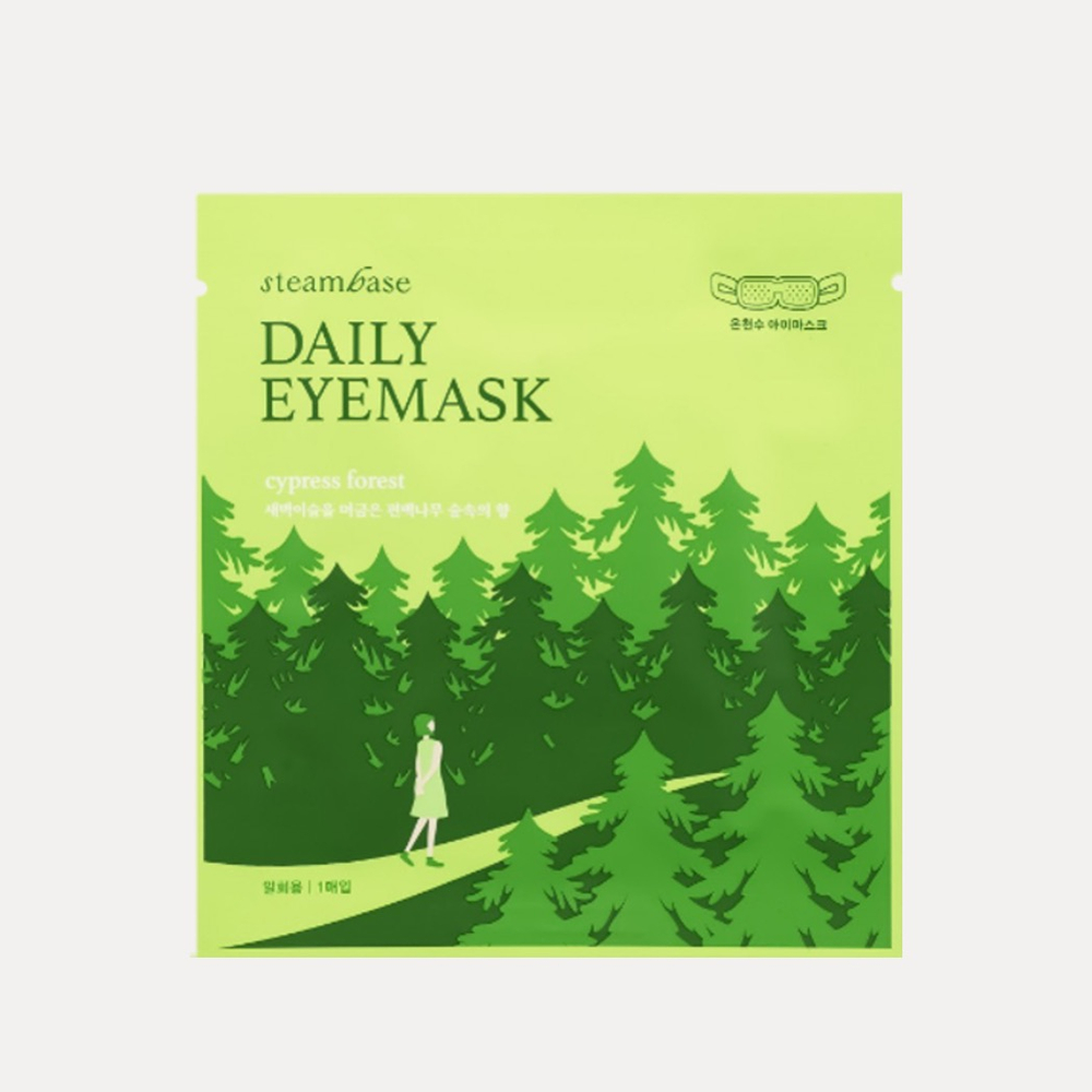 STEAMBASE Маска паровая для глаз Кипарисовый лес Daily Eye Mask Cypress Forest (50 г)